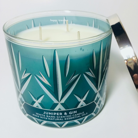 JUNIPER & GIN 3 Wick Candle - Picture 2 of 3